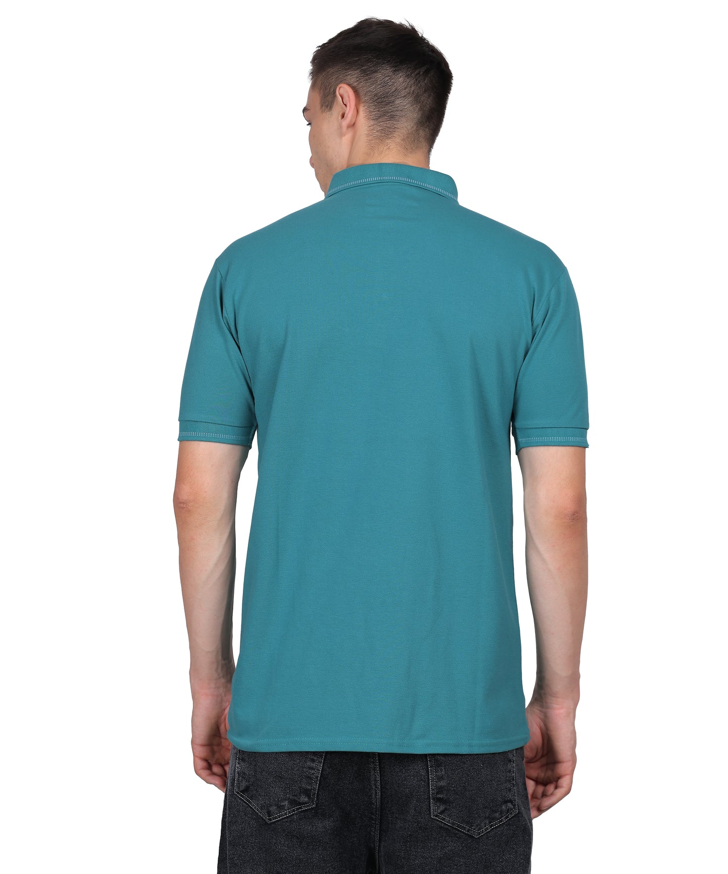Polo Tshirt for Men with Pocket in Matty Fabric