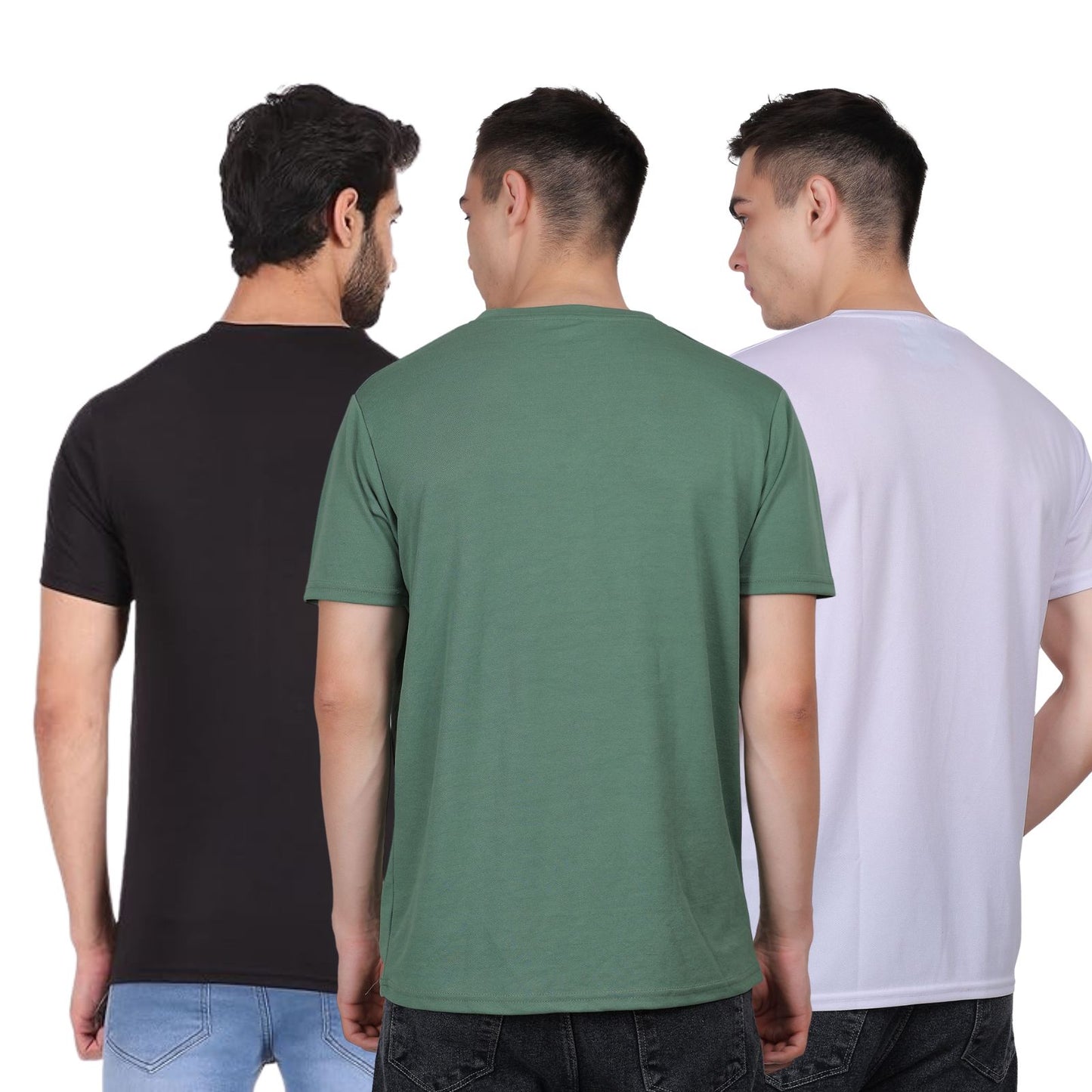 urbanflaky dryfit combo pack of 3 t-shirts