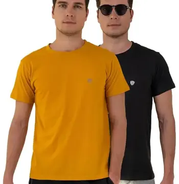 Men's Cotton Solid Regular Fit T-Shirt Combo