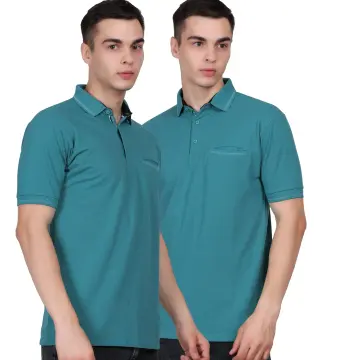 Polo Tshirt for Men with Pocket in Matty Fabric